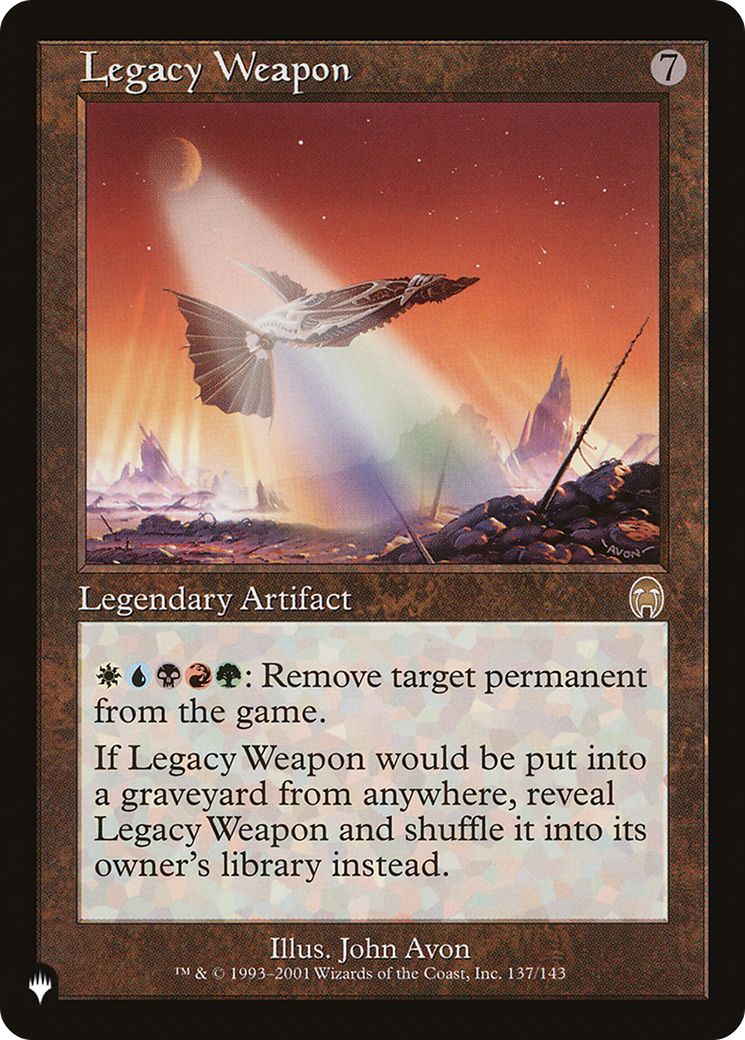 Legacy Weapon (LIST-APC-137)  - The List
