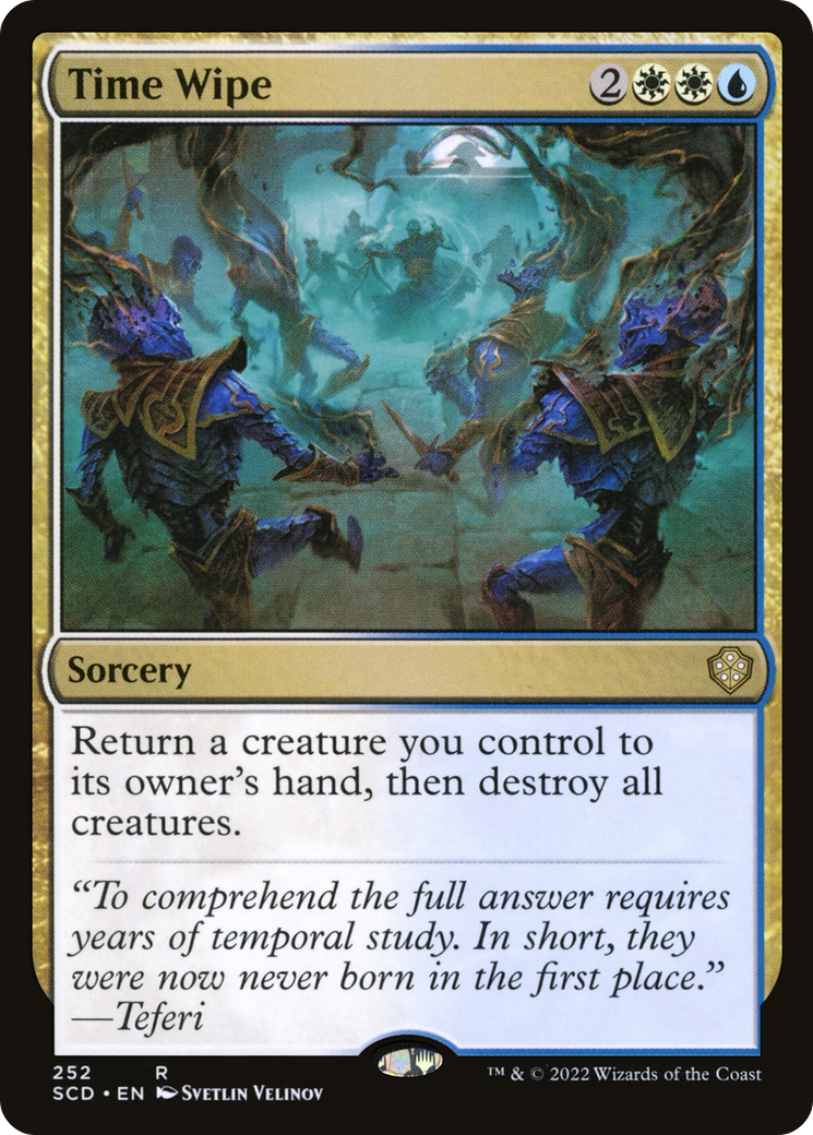 Time Wipe (SCD-252)  - Starter Commander Decks