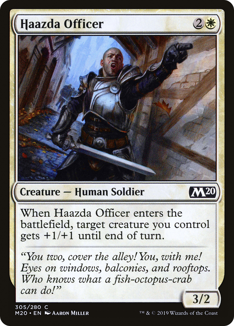 Haazda Officer (M20-305)  - Core Set 2020