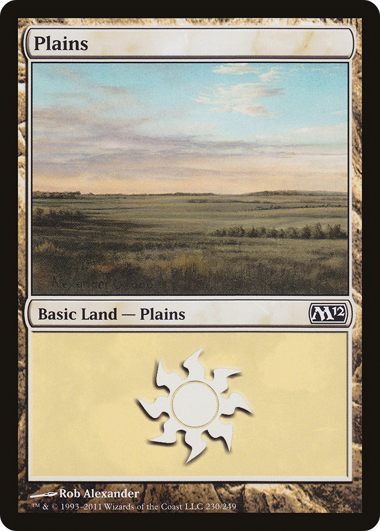 Plains (230) (M12-230)  Foil - Magic 2012