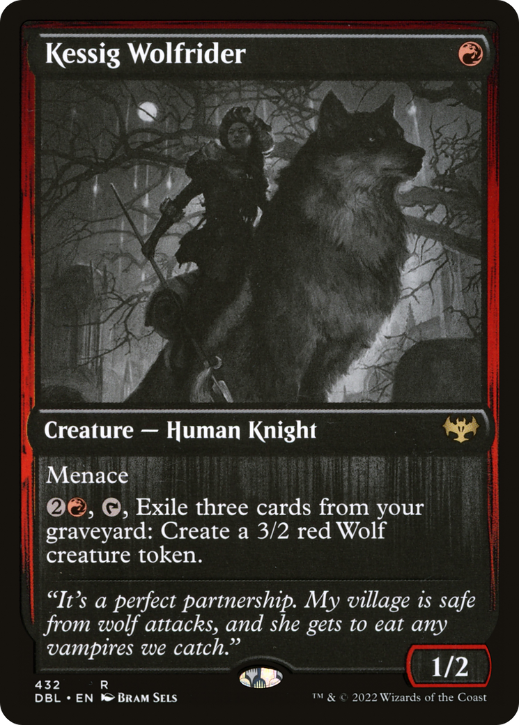 Kessig Wolfrider (DBL-432)  Foil - Innistrad: Double Feature