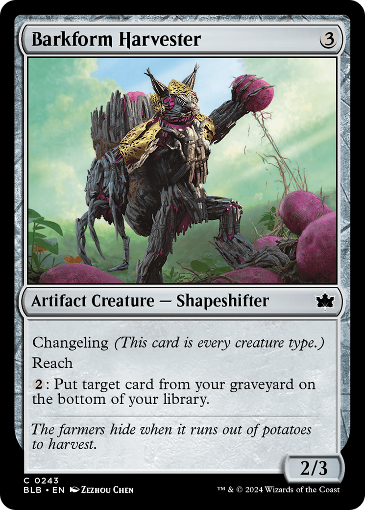 Barkform Harvester (BLB-243)  Foil - Bloomburrow