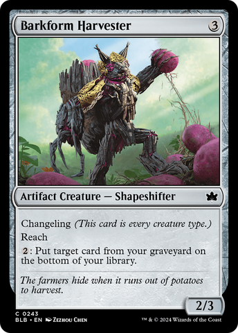 Barkform Harvester (BLB-243) - Bloomburrow Foil