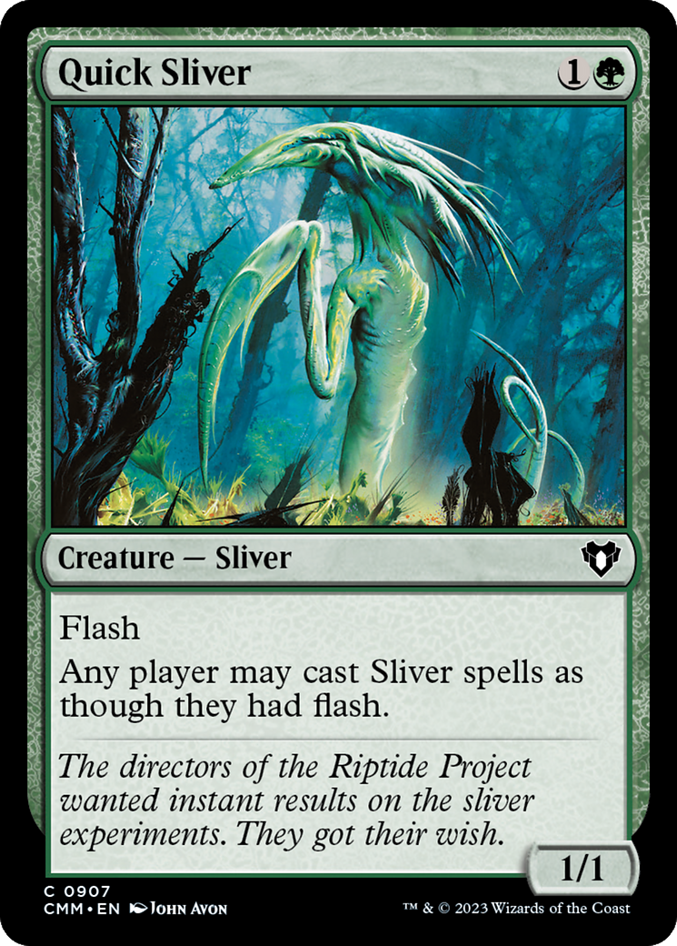 Quick Sliver (CMM-907)  - Commander Masters