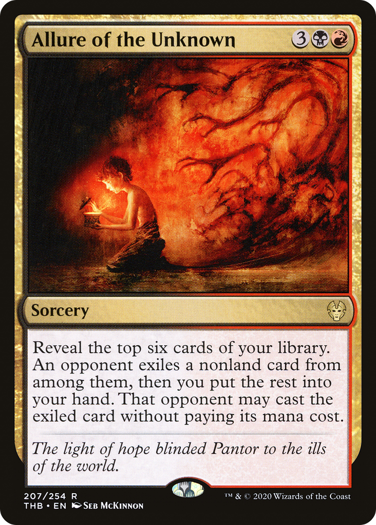 Allure of the Unknown (THB-207)  Foil - Theros Beyond Death