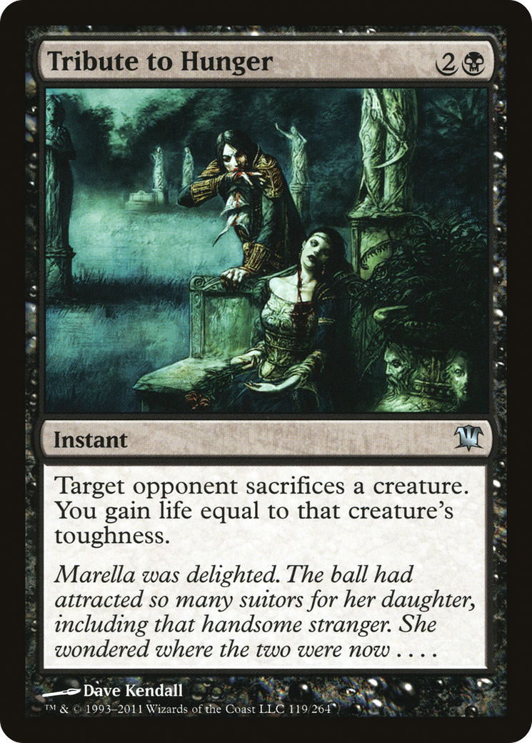 Tribute to Hunger (ISD-119)  Foil - Innistrad