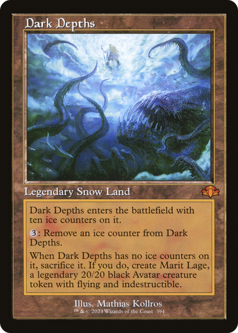 Dark Depths (Retro Frame) (DMR-394)  Foil - Dominaria Remastered