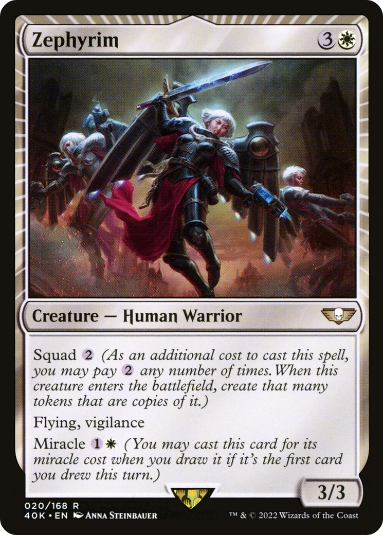 Zephyrim (40K-020)  - Warhammer 40,000 Commander: (miracle)