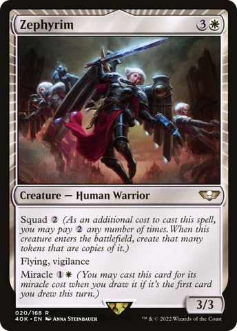 Zephyrim (40K-020)  - Warhammer 40,000 Commander: (miracle)