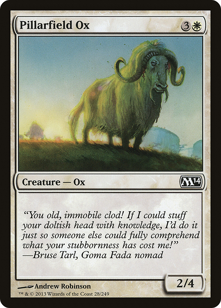 Pillarfield Ox (M14-028)  - Magic 2014