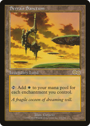 Serra's Sanctum (USG-325)  - Urza's Saga
