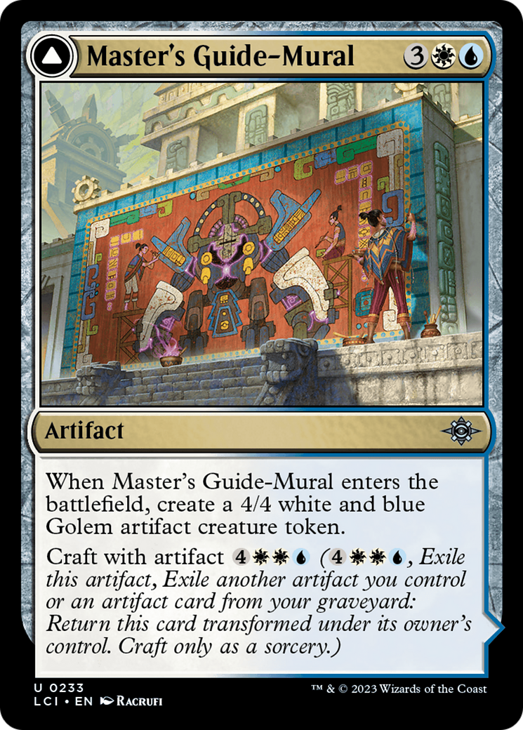 Master's Guide-Mural (LCI-233)  Foil - The Lost Caverns of Ixalan