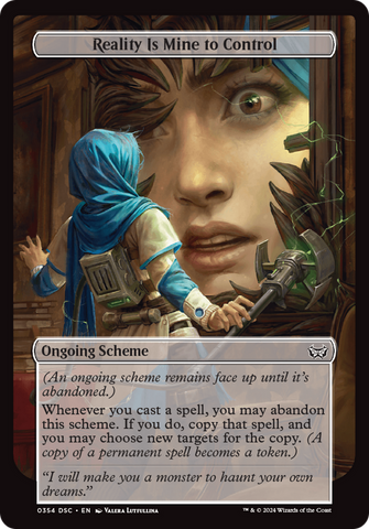 Reality Is Mine to Control (Full Art) (A:DSC-354)  - Duskmourn: House of Horror Commander