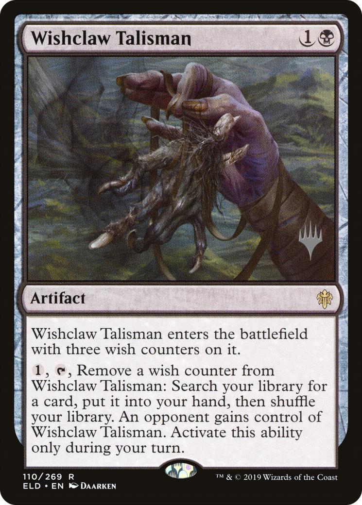 Wishclaw Talisman (PPELD-110P) - Throne of Eldraine Promos