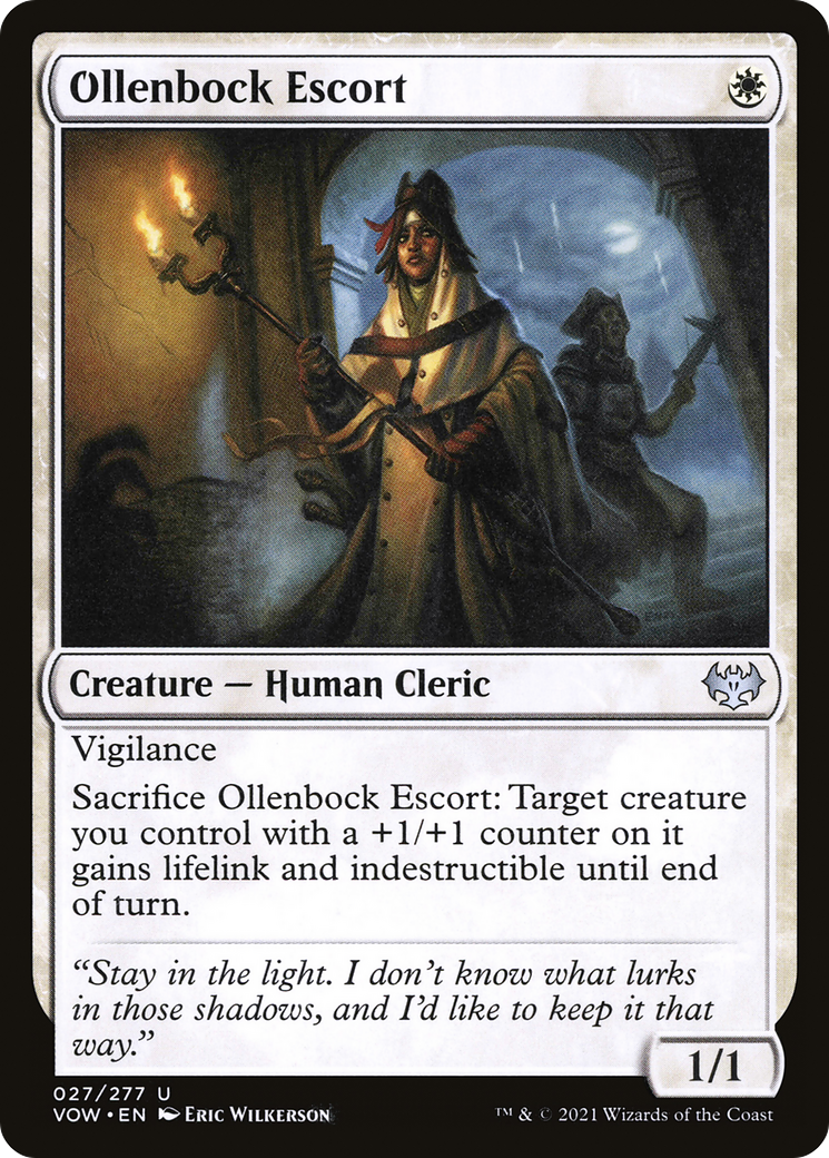 Ollenbock Escort (VOW-027)  - Innistrad: Crimson Vow