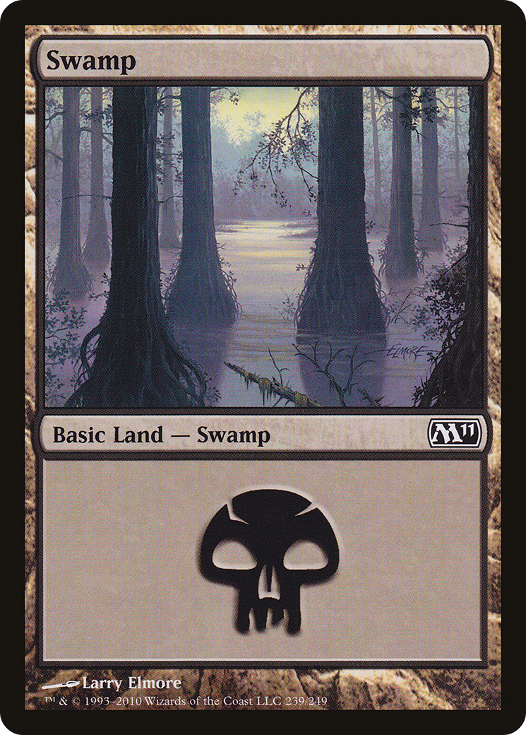 Swamp (239) (M11-239)  - Magic 2011