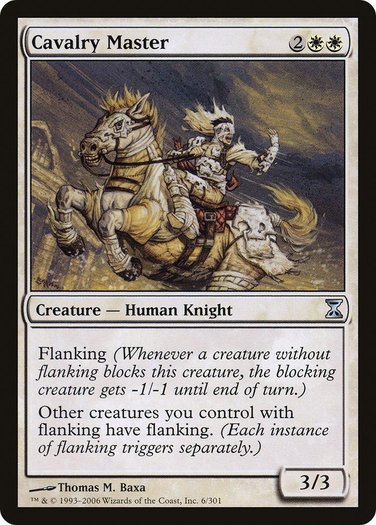 Cavalry Master (TSP-006)  Foil - Time Spiral