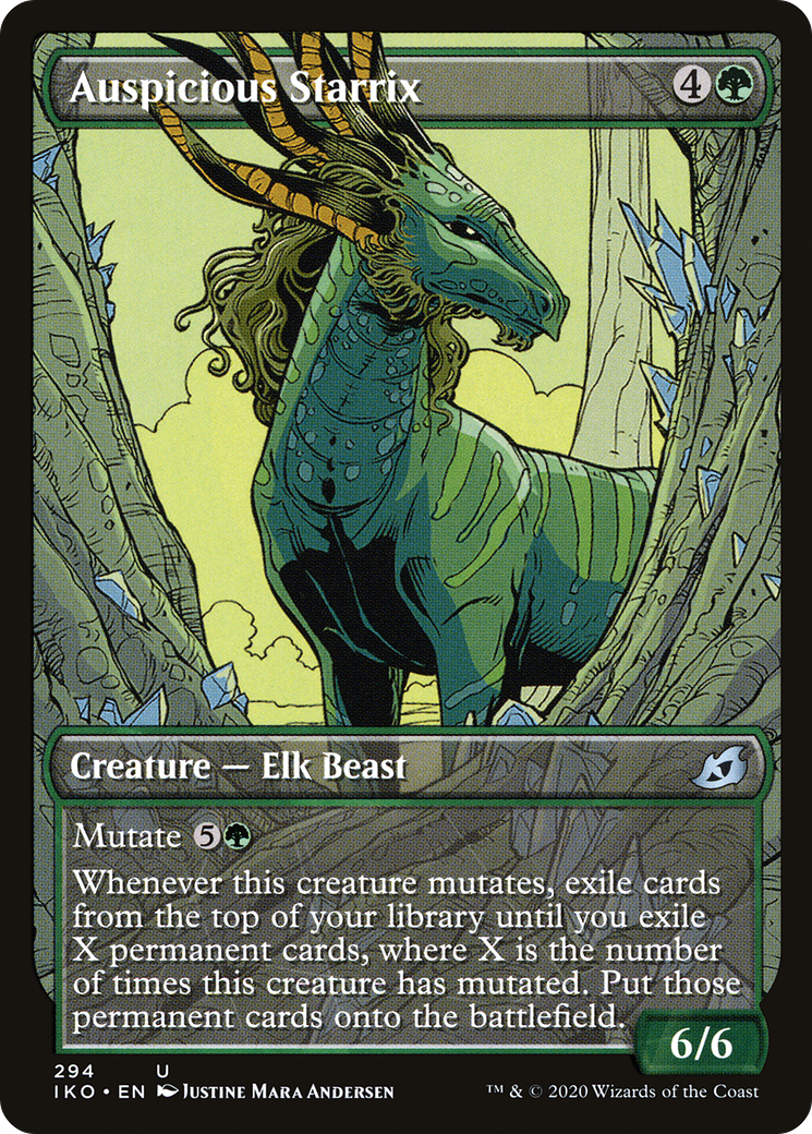 Auspicious Starrix (Showcase) (IKO-294)  - Ikoria: Lair of Behemoths: (Showcase)