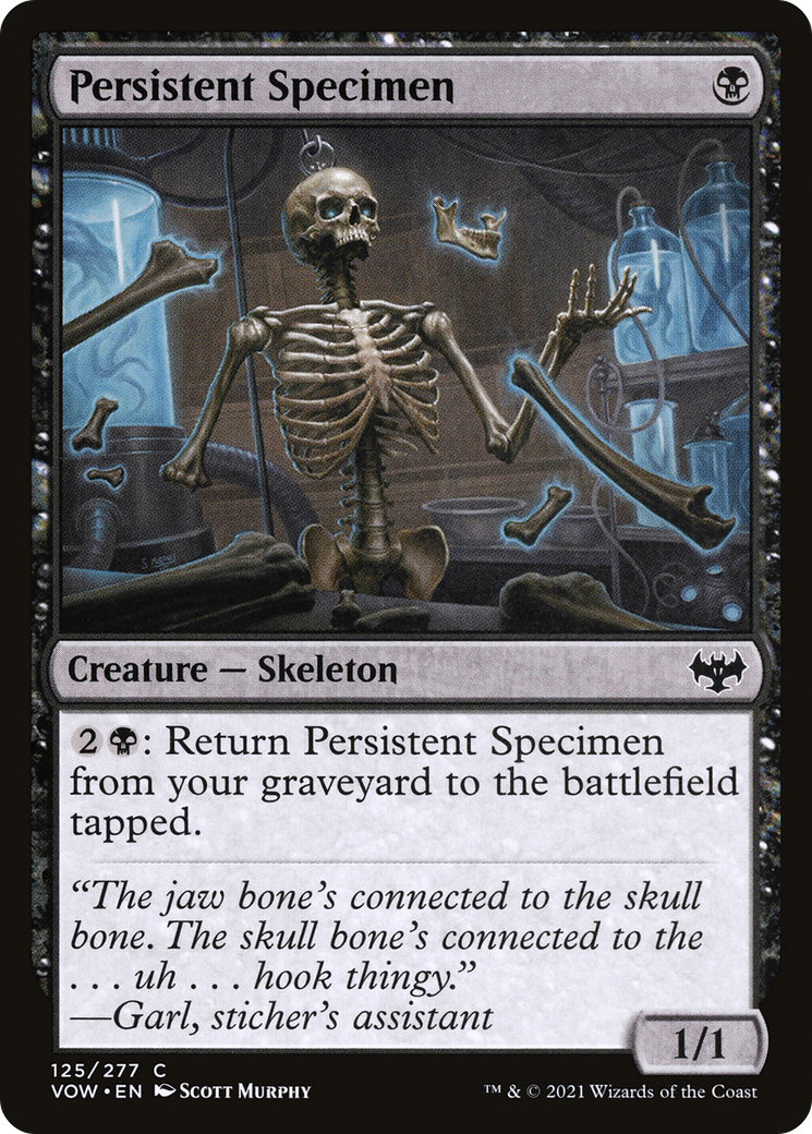 Persistent Specimen (VOW-125)  Foil - Innistrad: Crimson Vow