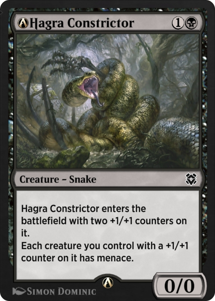 A-Hagra Constrictor (ZNR-A-105)  - Zendikar Rising