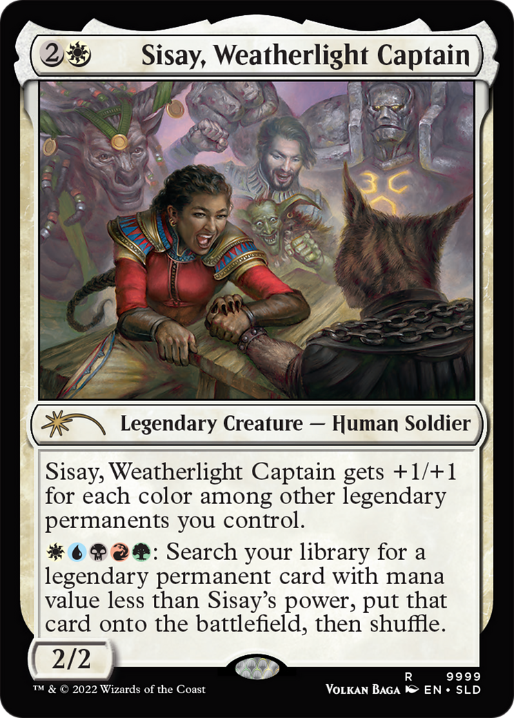 Sisay, Weatherlight Captain (SLD-9999)  Foil - Secret Lair Drop