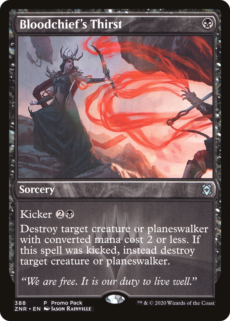 Bloodchief's Thirst (PPZNR-388)  Foil - Zendikar Rising