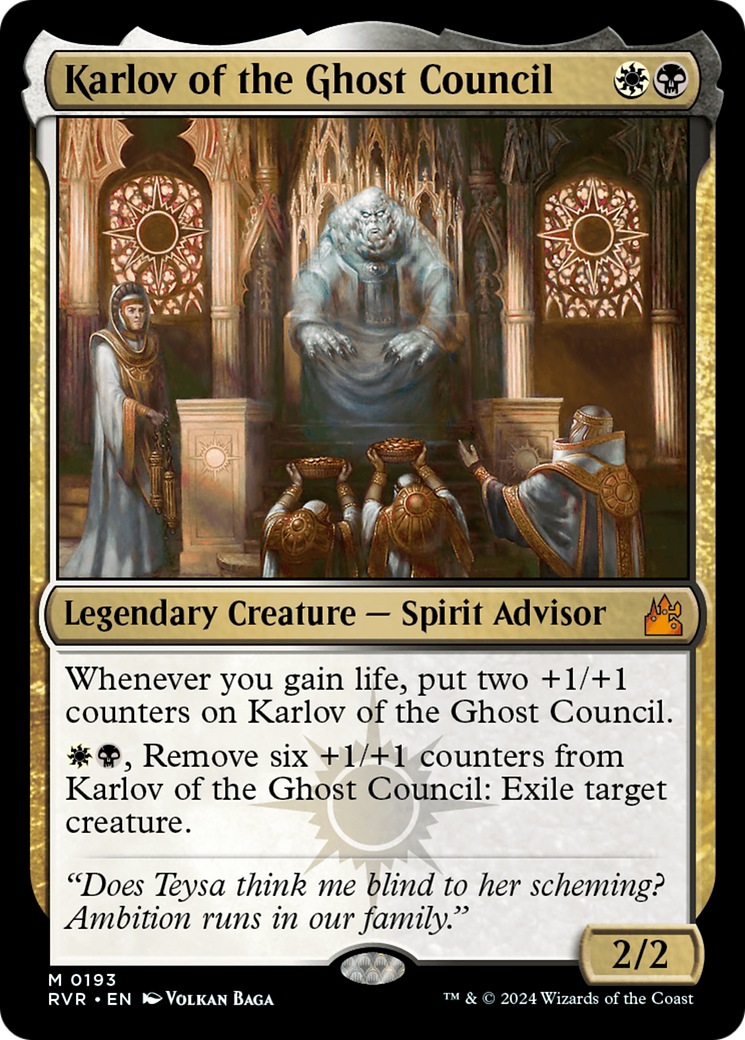 Karlov of the Ghost Council (RVR-193)  - Ravnica Remastered