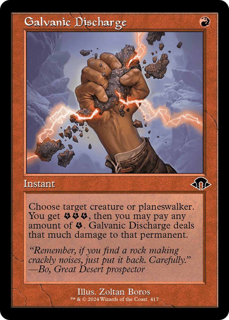 Galvanic Discharge (Retro Frame) (MH3-417)  Foil - Modern Horizons 3