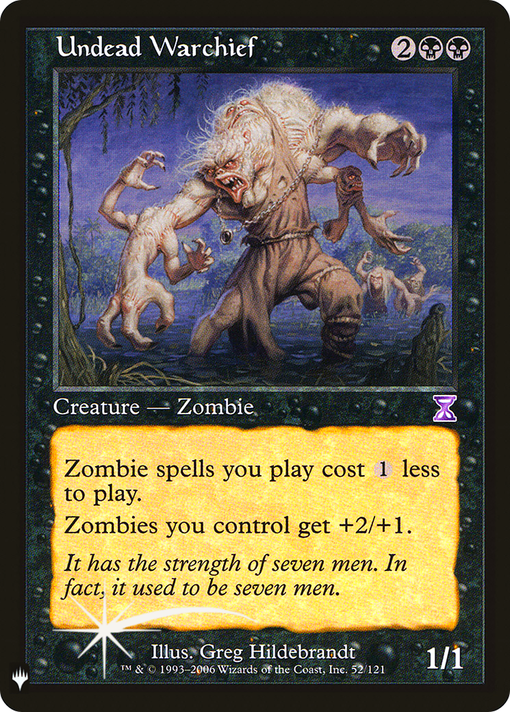 Undead Warchief (LIST-052)  Foil - The List