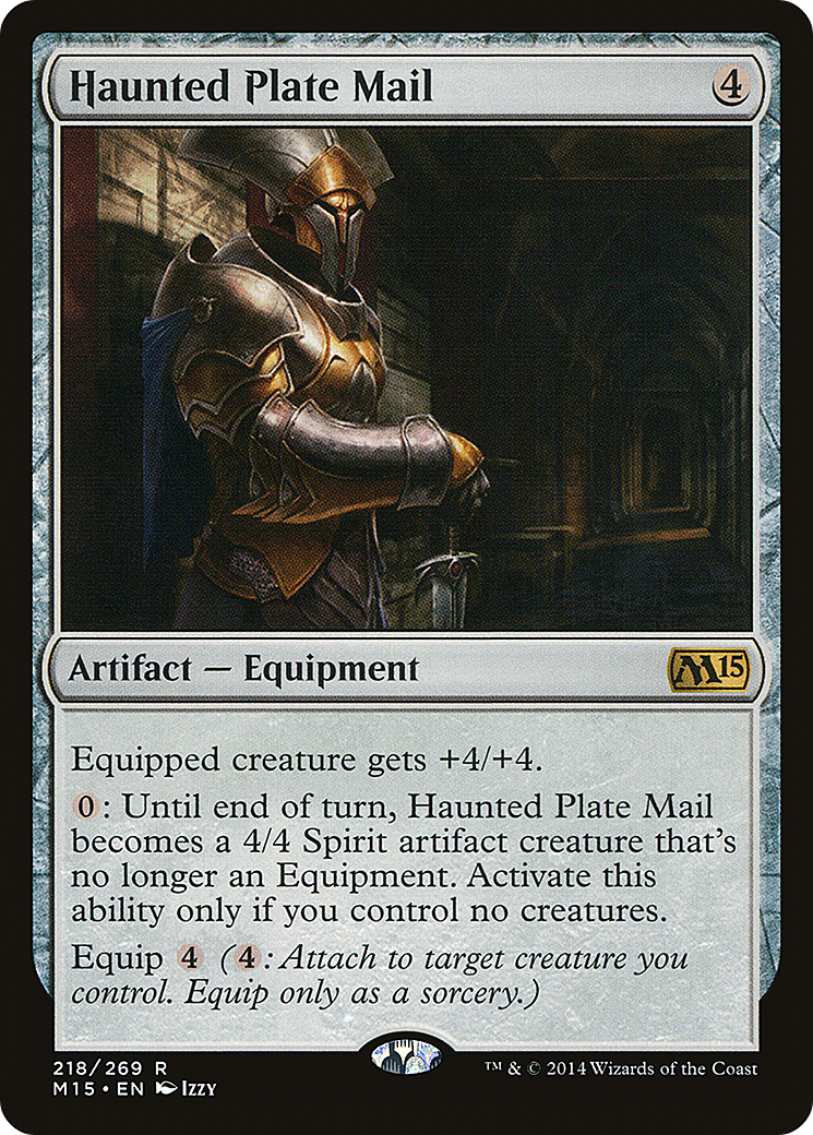 Haunted Plate Mail (M15-218)  - Magic 2015