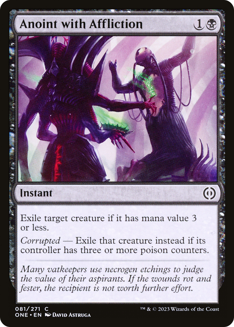 Anoint with Affliction (ONE-081)  Foil - Phyrexia: All Will Be One