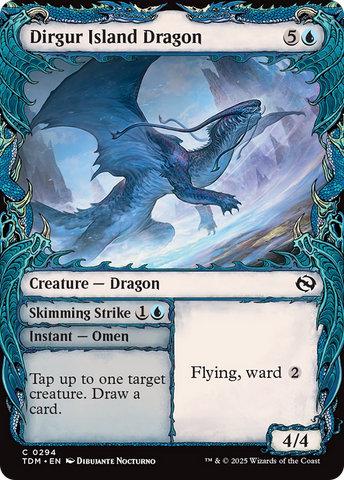 Dirgur Island Dragon (Showcase) (TDM-294)  Foil - Tarkir: Dragonstorm: (Showcase)