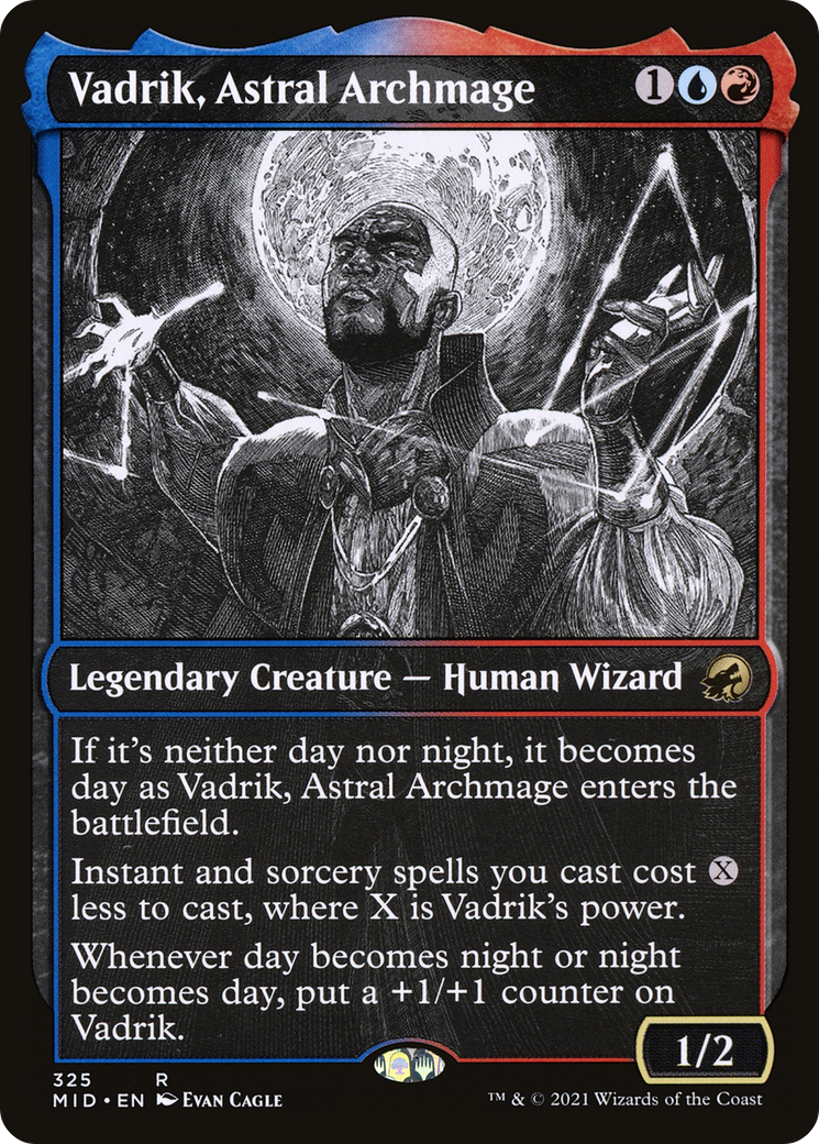 Vadrik, Astral Archmage (Showcase) (MID-325)  Foil - Innistrad: Midnight Hunt: (Showcase)