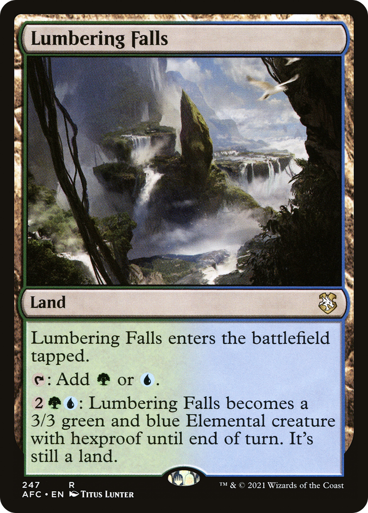 Lumbering Falls (AFC-247) - Adventures in the Forgotten Realms Commander