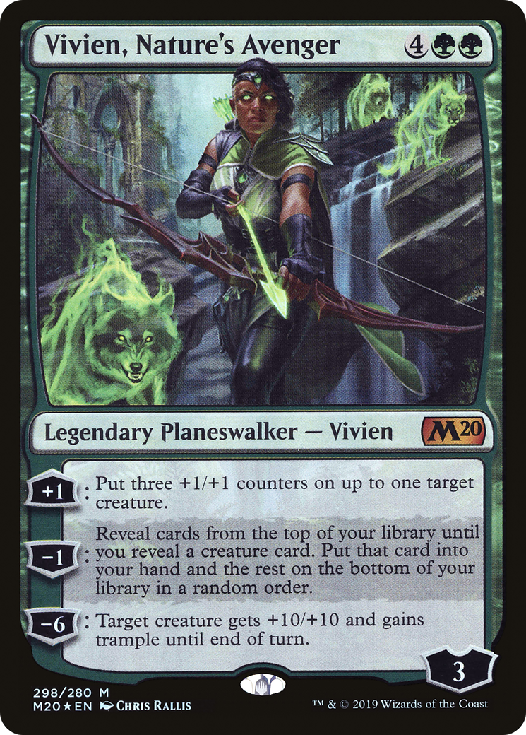 Vivien, Nature's Avenger (M20-298)  Foil - Core Set 2020