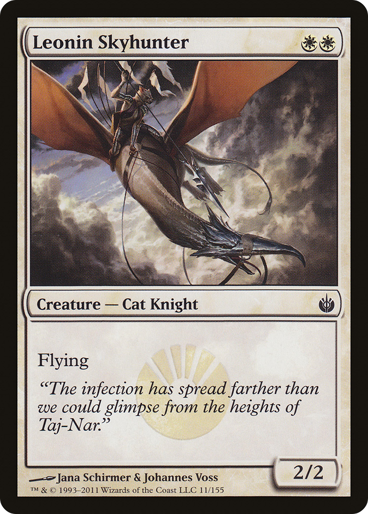 Leonin Skyhunter (MBS-011)  - Mirrodin Besieged
