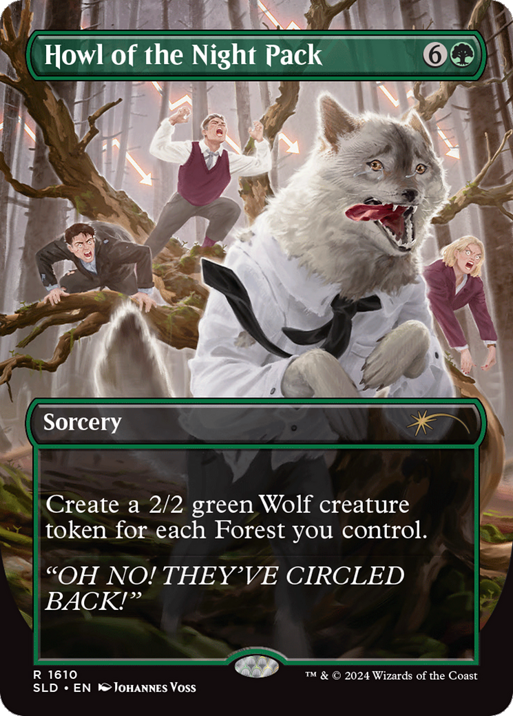 Howl of the Night Pack (SLD-1610)  - Secret Lair Drop (Borderless)