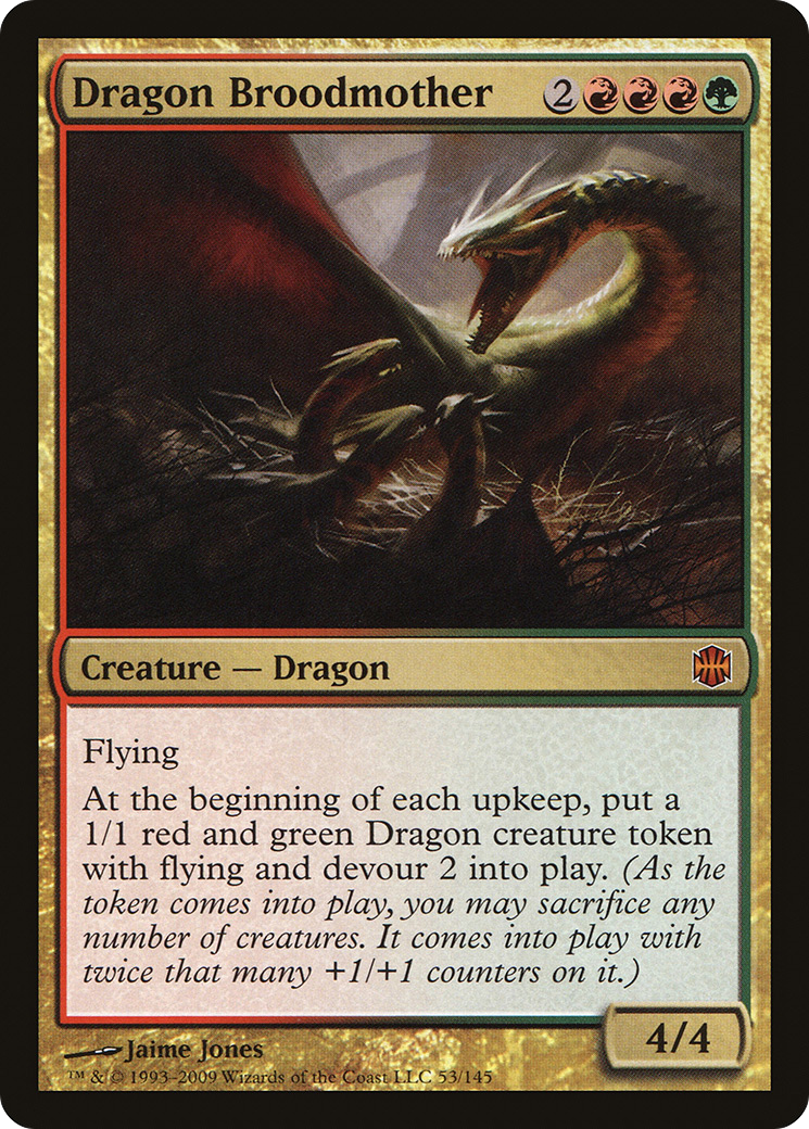 Dragon Broodmother (ARB-053)  Foil - Alara Reborn