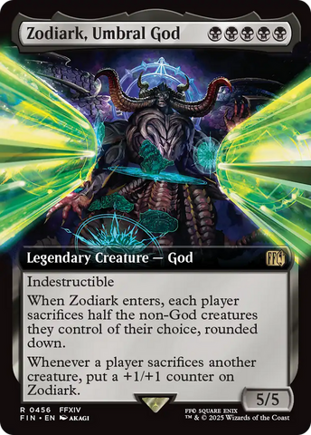 Zodiark, Umbral God (FIN-456) - FINAL FANTASY: (Extended Art) Foil