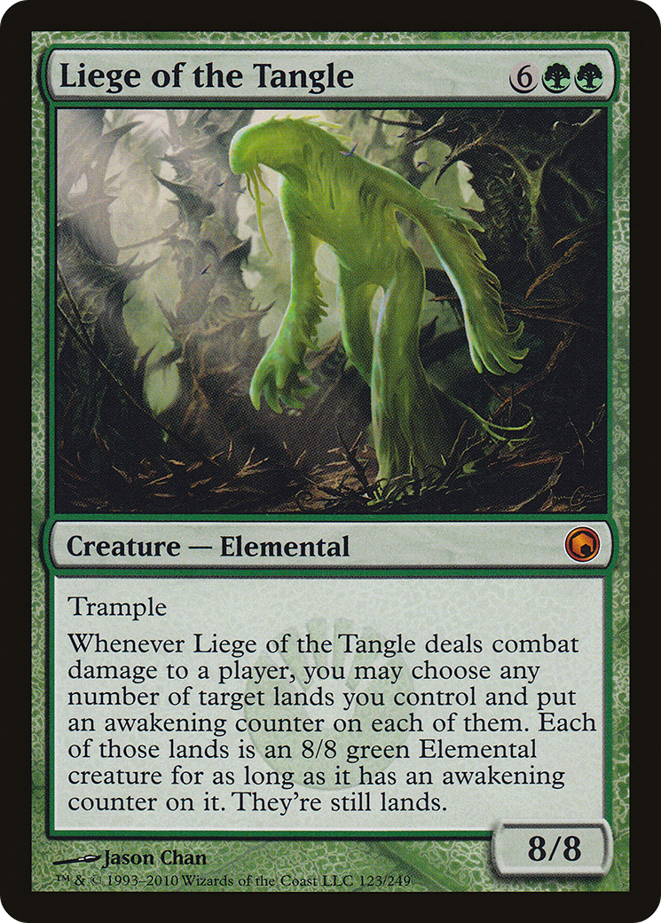 Liege of the Tangle (SOM-123)  - Scars of Mirrodin