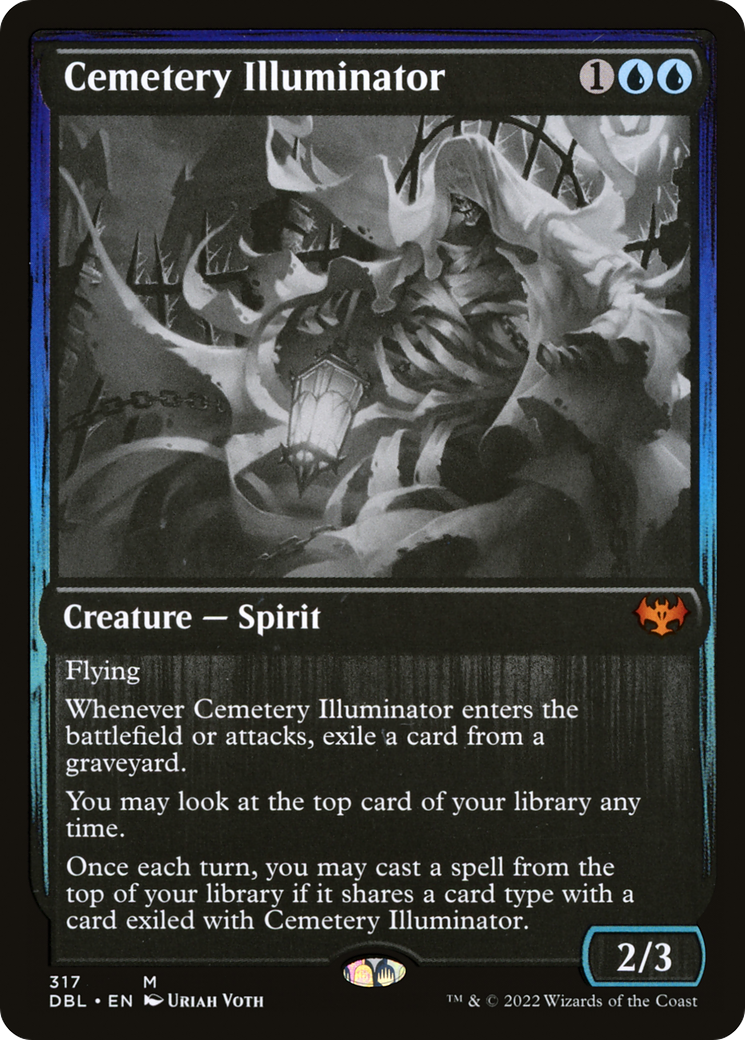Cemetery Illuminator (DBL-317)  Foil - Innistrad: Double Feature
