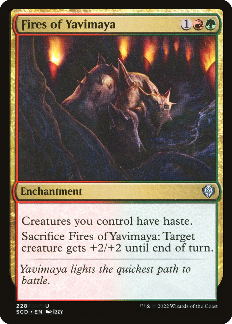 Fires of Yavimaya (SCD-228)  - Starter Commander Decks