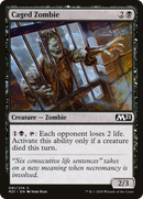 Caged Zombie (M21-091)  Foil - Core Set 2021