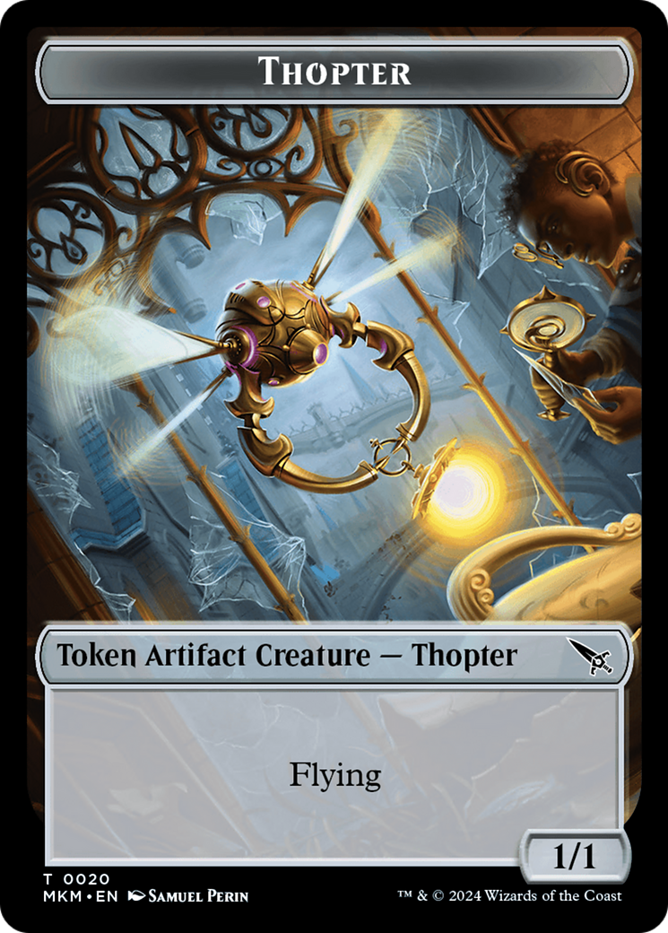 Thopter (TMKM-020)  - Murders at Karlov Manor Tokens