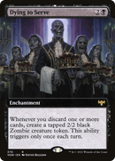 Dying to Serve (Extended Art) (VOW-370)  Foil - Innistrad: Crimson Vow: (Extended Art)