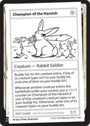 Champion of the Hareish (MB2PC-)  - Mystery Booster 2