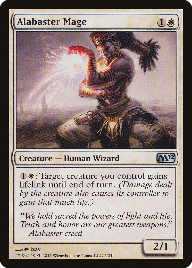 Alabaster Mage (M12-002)  - Magic 2012