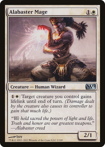 Alabaster Mage (M12-002)  Foil - Magic 2012