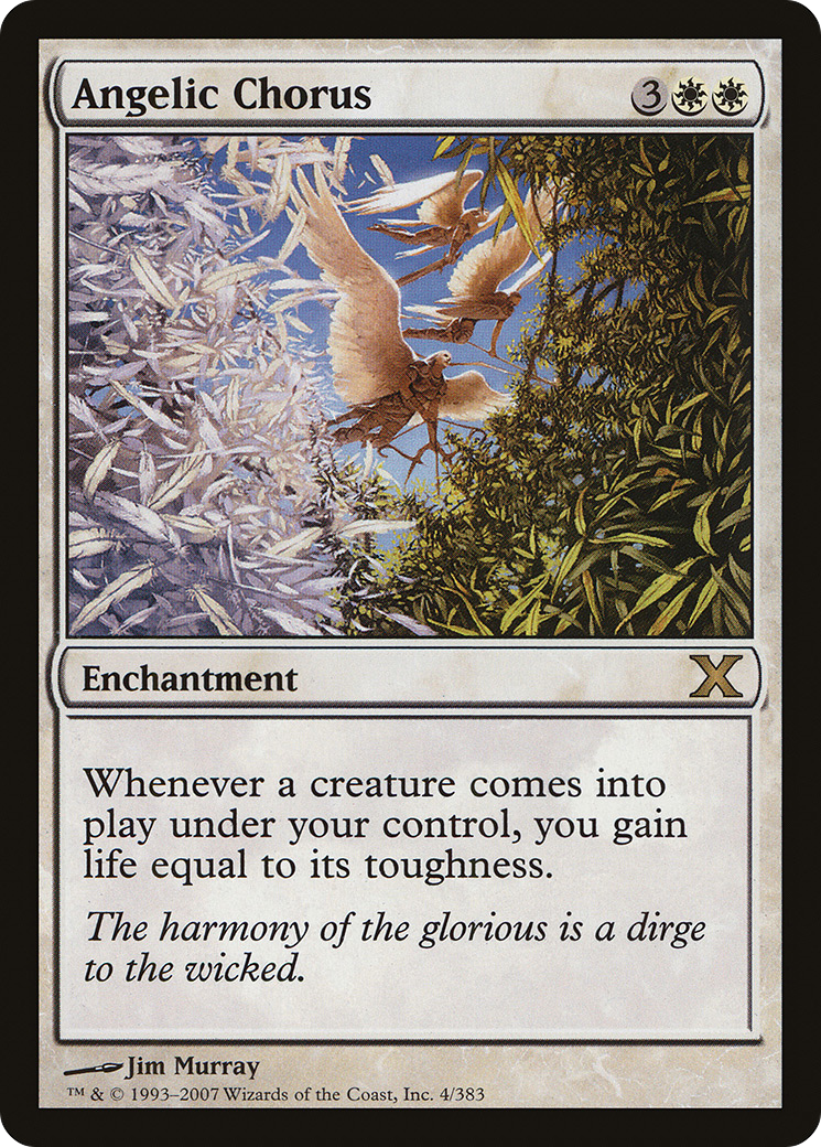 Angelic Chorus (10E-004)  - Tenth Edition