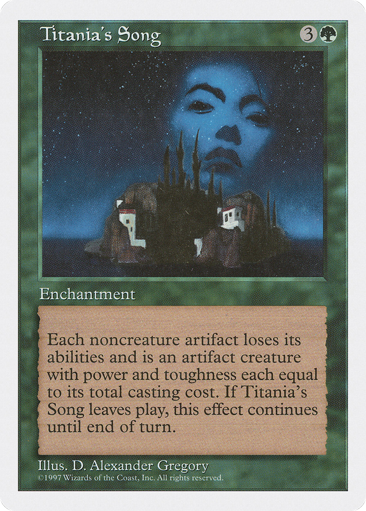 Titania's Song (5ED-)  - Fifth Edition